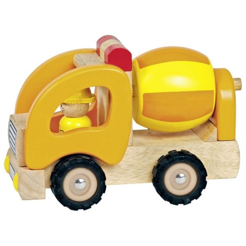 Cement truck, wooden toy