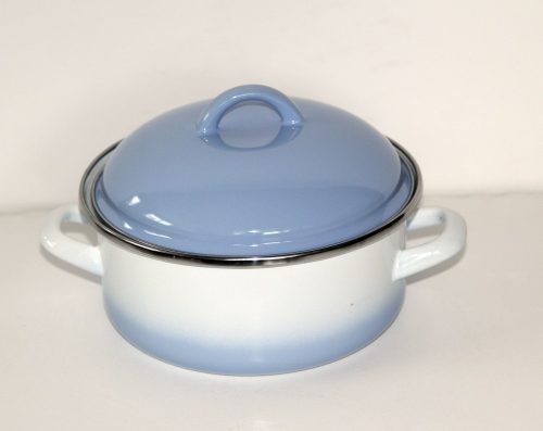 Enamel Pot Blue-White, 18 cm - 1,75 L